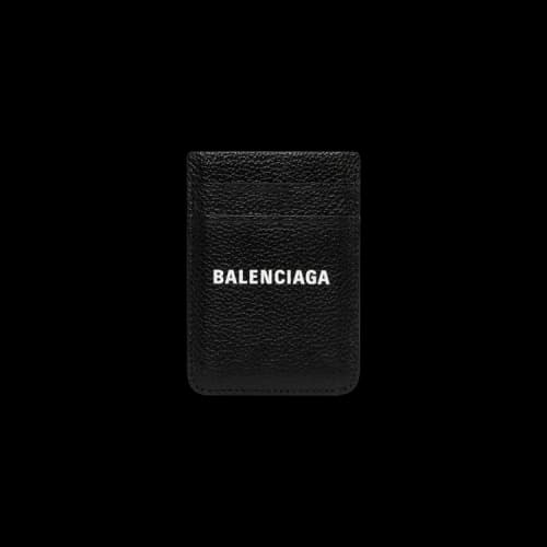 Balenciaga Cash Magnet Card Holder 'Black/White'