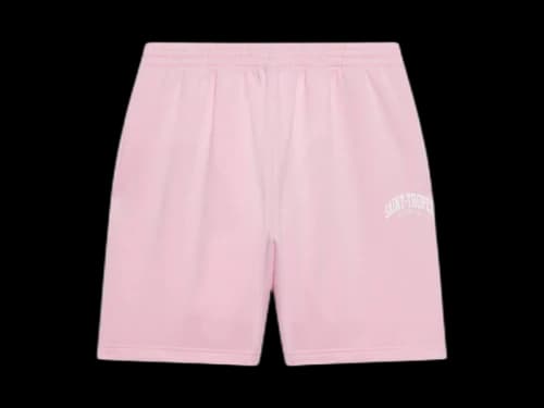 Balenciaga Men's Cities Saint Tropez Sweat Shorts Pink