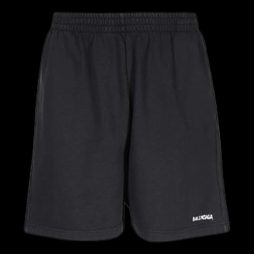 Balenciaga FW23 Logo Shorts 'Black'