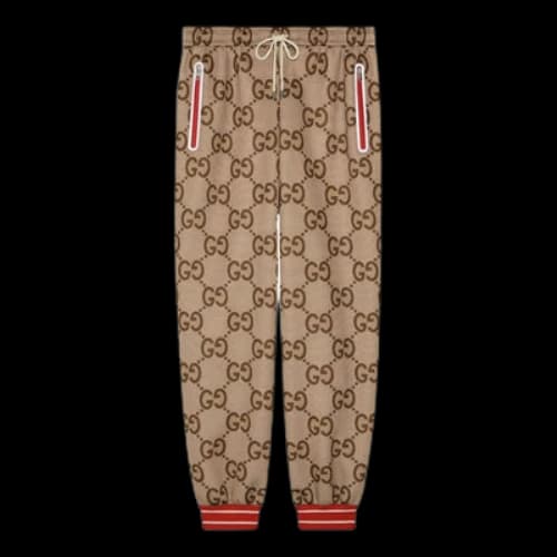 Gucci 2000 Jumbo GG Track Pants 'Beige Ebony'