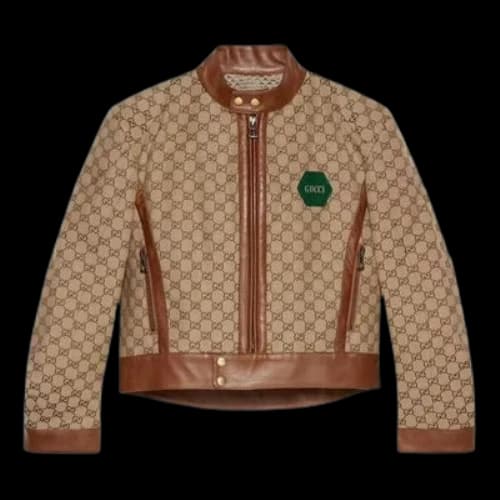 Gucci 100 GG Canvas Jacket 'Beige Ebony'