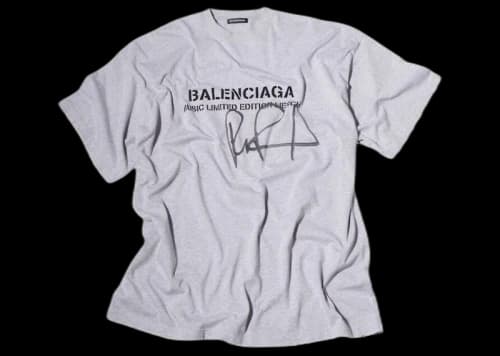 Balenciaga RuPaul Oversized T-shirt Heather Grey/Black