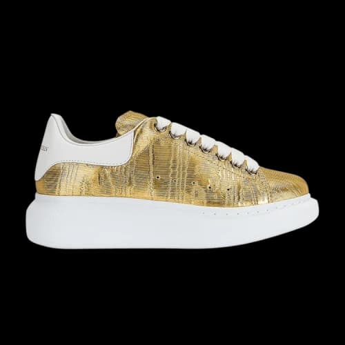 Alexander McQueen Oversized Sneaker 'Gold Lacquered Moiré'