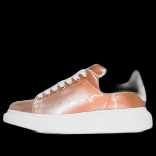 Alexander McQueen Oversized Sneakers 'Metallic Pink' (Women's)
