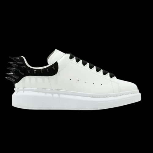 Alexander McQueen Oversized Sneaker 'White Black' (Women's)