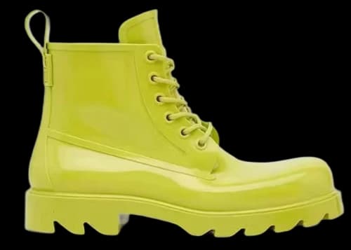 Bottega Veneta Stride Lace Up Ankle Boot Kiwi