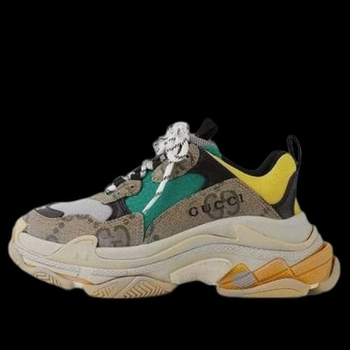 Balenciaga x Gucci The Hacker Project Triple S 'Beige Green' (Women's)