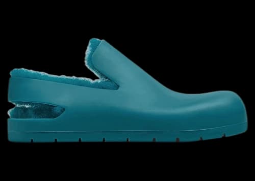 Bottega Veneta Puddle Flat Sandals Blue (Women's)