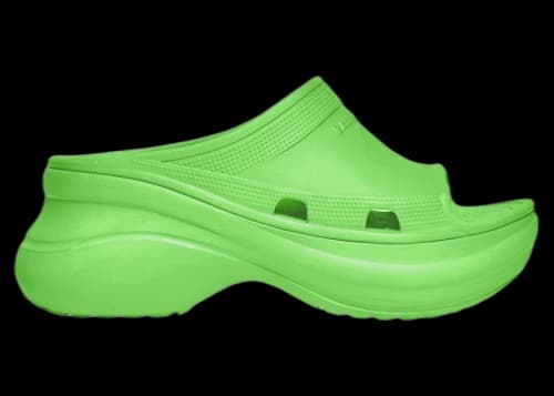 Balenciaga x Crocs Pool Slide Sandal Neon Green