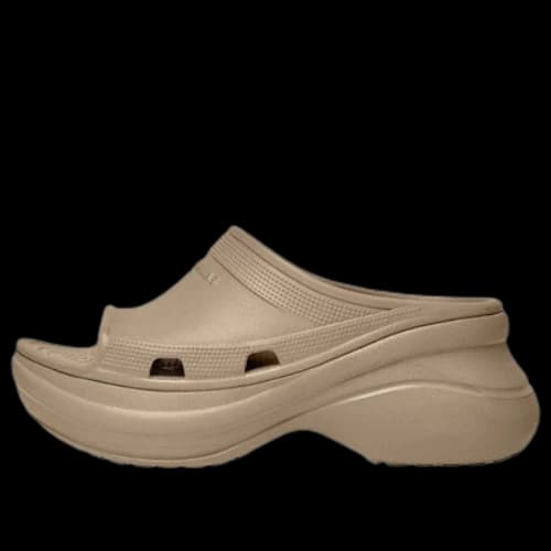 Balenciaga x Crocs Pool Slide Sandals 'Beige' (Women's)