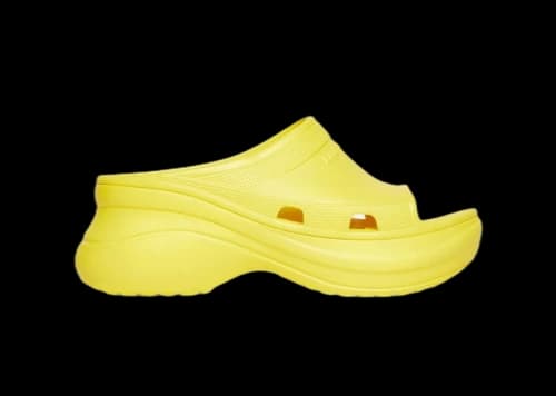 Balenciaga x Crocs Pool Slide Sandals Yellow (Women's)