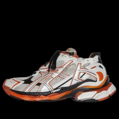 Balenciaga Runner Sneakers 'White Orange Black'