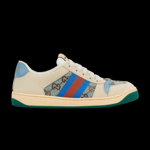 Gucci Screener Sneaker 'Brown Blue Red' (Women's)