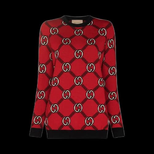 Gucci Pullover 'Red/Black'