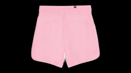 Puma Women's Her 5 Inch High Waisted Shorts Pink Lilac