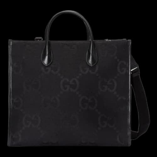 Gucci Jumbo GG Canvas Tote Bag 'Black'