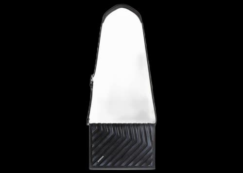 Balenciaga Car Flap Dirty Effect Crossbody Black