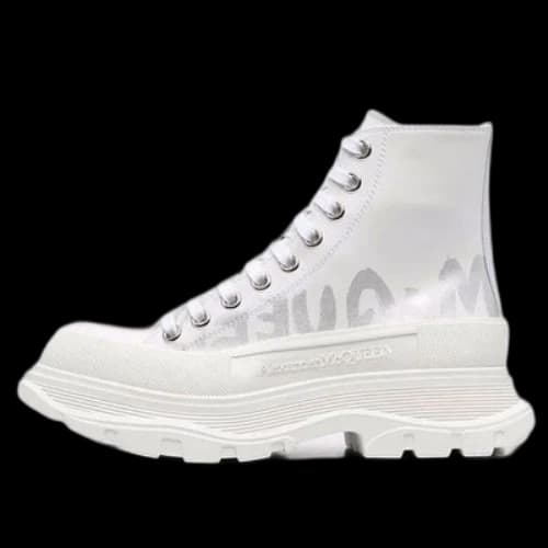 Alexander McQueen Tread Tread Slick High-Top Boots 'White' (Women's)