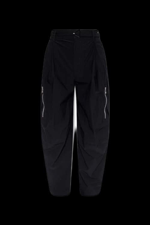 Bottega Veneta Belted Cargo Trousers Black