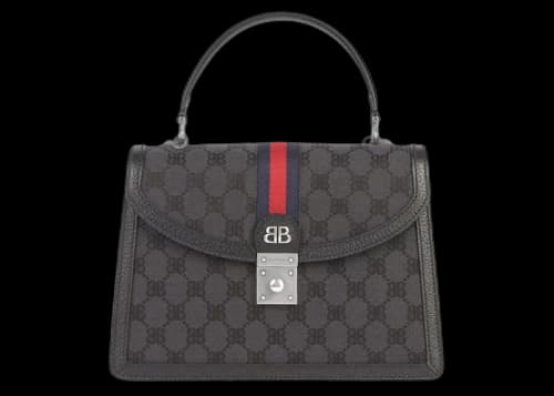Gucci x Balenciaga The Hacker Project Small Handbag Black
