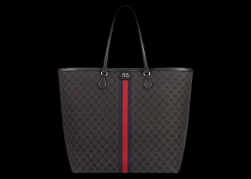 Gucci x Balenciaga The Hacker Project Large Tote Bag Black