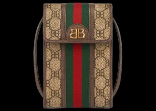 Gucci x Balenciaga The Hacker Project Phone Bag Beige