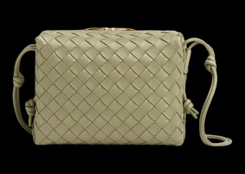 Bottega Veneta Small Loop Camera Bag Travertine