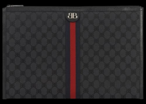 Gucci x Balenciaga The Hacker Project Laptop Pouch Black