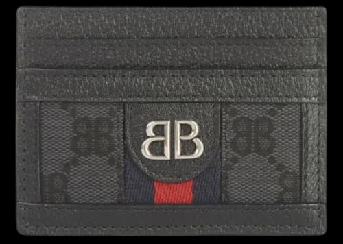 Gucci x Balenciaga The Hacker Project Card Case Black