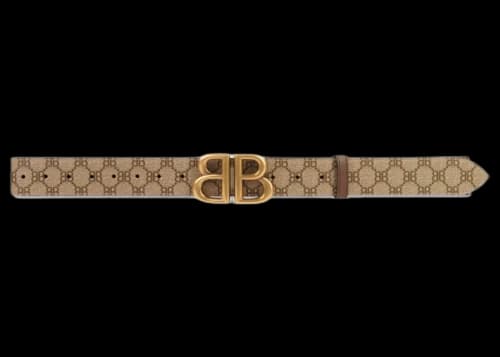Gucci x Balenciaga The Hacker Project BB Belt Beige