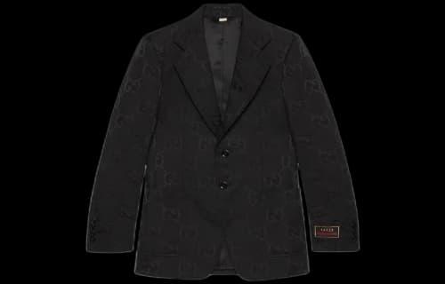 Gucci Jumbo GG Canvas Jacket 'Black'