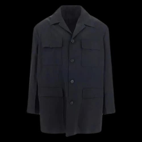 Balenciaga Flap Pockets Jacket Black