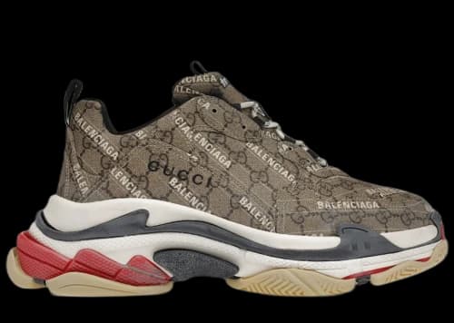 Gucci x Balenciaga The Hacker Project Triple S Beige