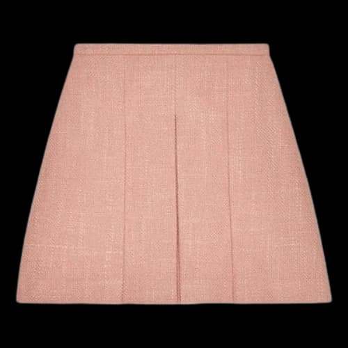 Gucci Light Wool Mini Skirt 'Pastel Pink' (Women's)