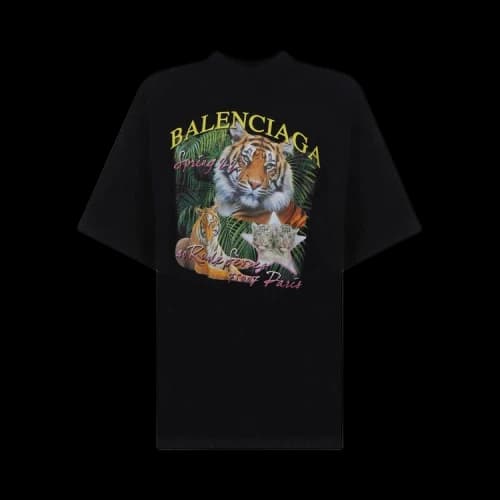 Balenciaga Worn Out T-Shirt 'Black'