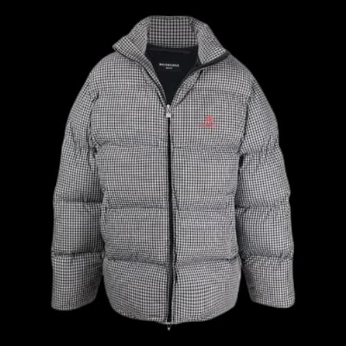 Balenciaga Sporty B Puffer Jacket 'Black White'