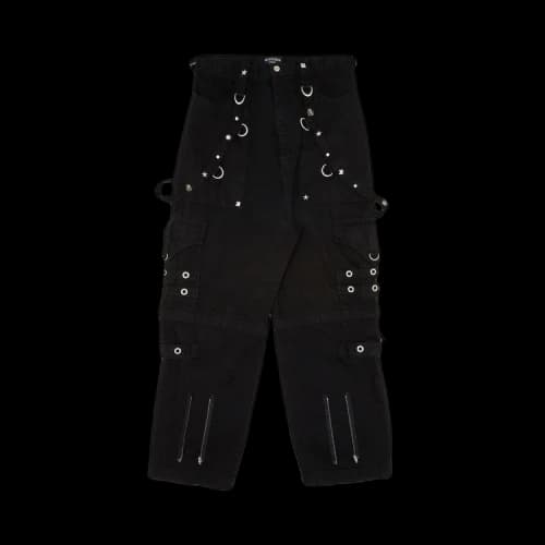 Balenciaga Raver Baggy Pants 'Pitch Black'