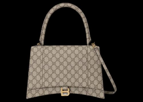 Gucci x Balenciaga The Hacker Project Medium Hourglass Bag Beige/Ebony