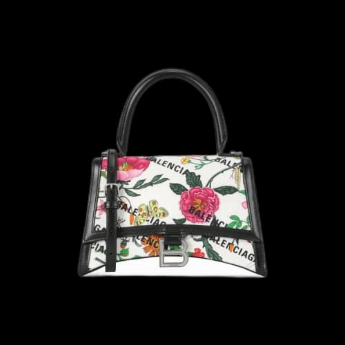 Gucci x Balenciaga Small Flora Hourglass Shoulder Bag 'Multicolor'
