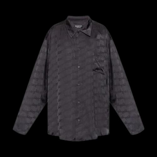 Balenciaga long-sleeve Minimal Shirt 'Charcoal'