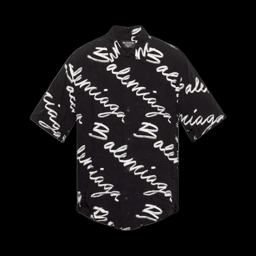 Balenciaga Minimal Shirt 'Black/White'