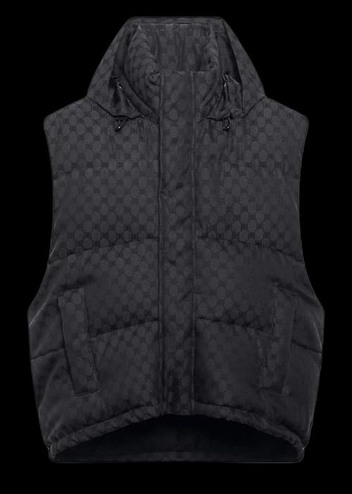 Gucci x Balenciaga The Hacker Project Hacker Cocoon Puffer Vest Black