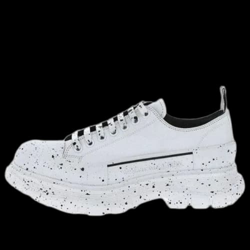 Alexander McQueen Tread Slick Sneakers 'White Black'