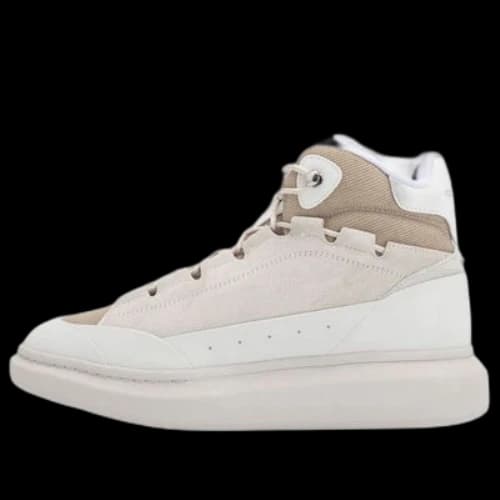 Alexander McQueen Larry High-Top Sneakers 'Beige White'