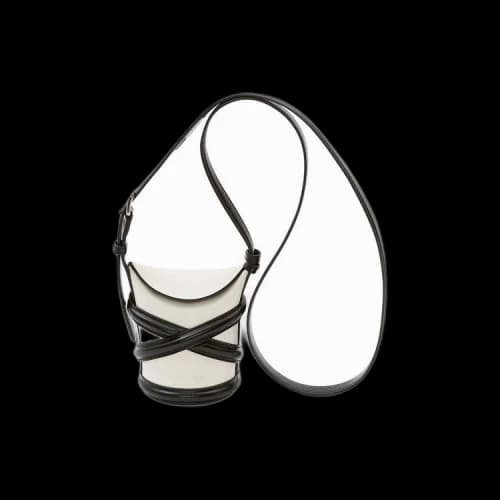 Alexander Mcqueen The Curve Mini Bag 'Ivory/Black'