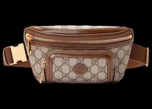 Gucci Interlocking G Belt Bag Beige/Ebony