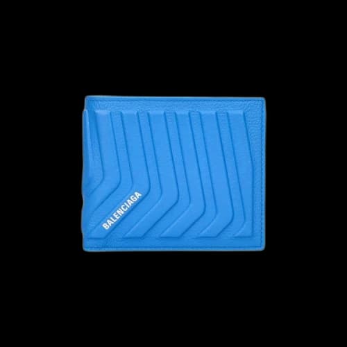 Balenciaga Cash Square Folded Wallet 'Azur Blue'