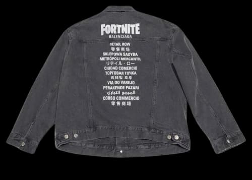 Balenciaga x FORTNITE©2021 Large Fit Jacket Black