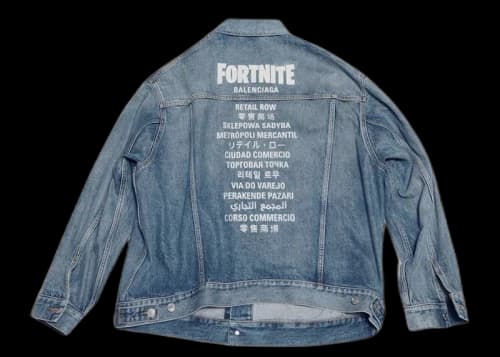Balenciaga x FORTNITE©2021 Large Fit Jacket Blue