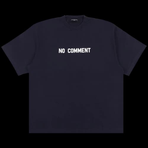Balenciaga Rib Triangle T-Shirt 'Marine//White'
